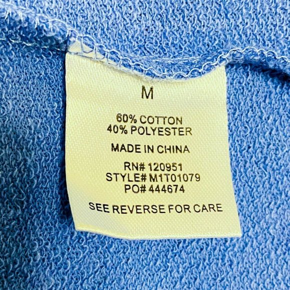 Hippie Rose 2-Piece Set Women's M Cropped Long Sleeve Crewneck Embroidered NWOT - Picture 6 of 12